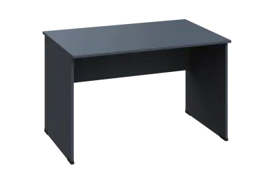 EPL 28 - 12 stůl kancelářský, dřevěná podnož, deska 25 mm, široký 1200 mm, antracit